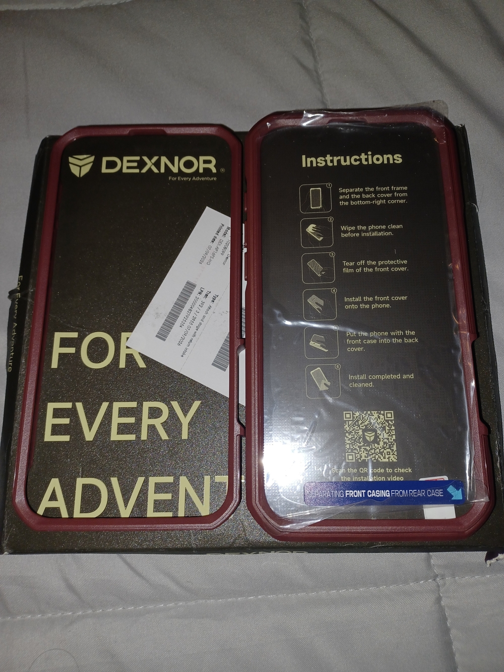Dexnor Red Phone Case - Protective Cell Phone Cover
